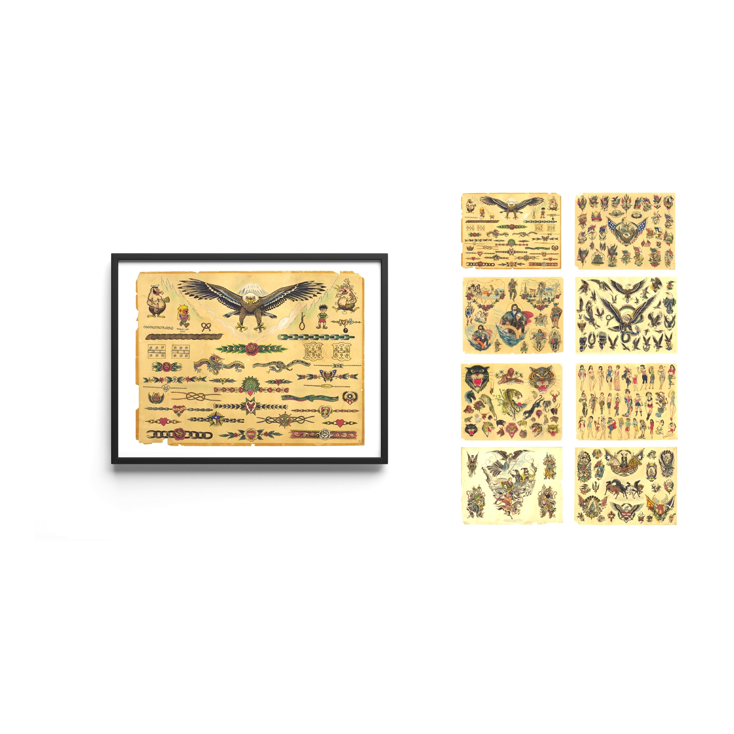 8 Print flash set by Tattoo Master Pinky Yun Scorpion Front Publishing