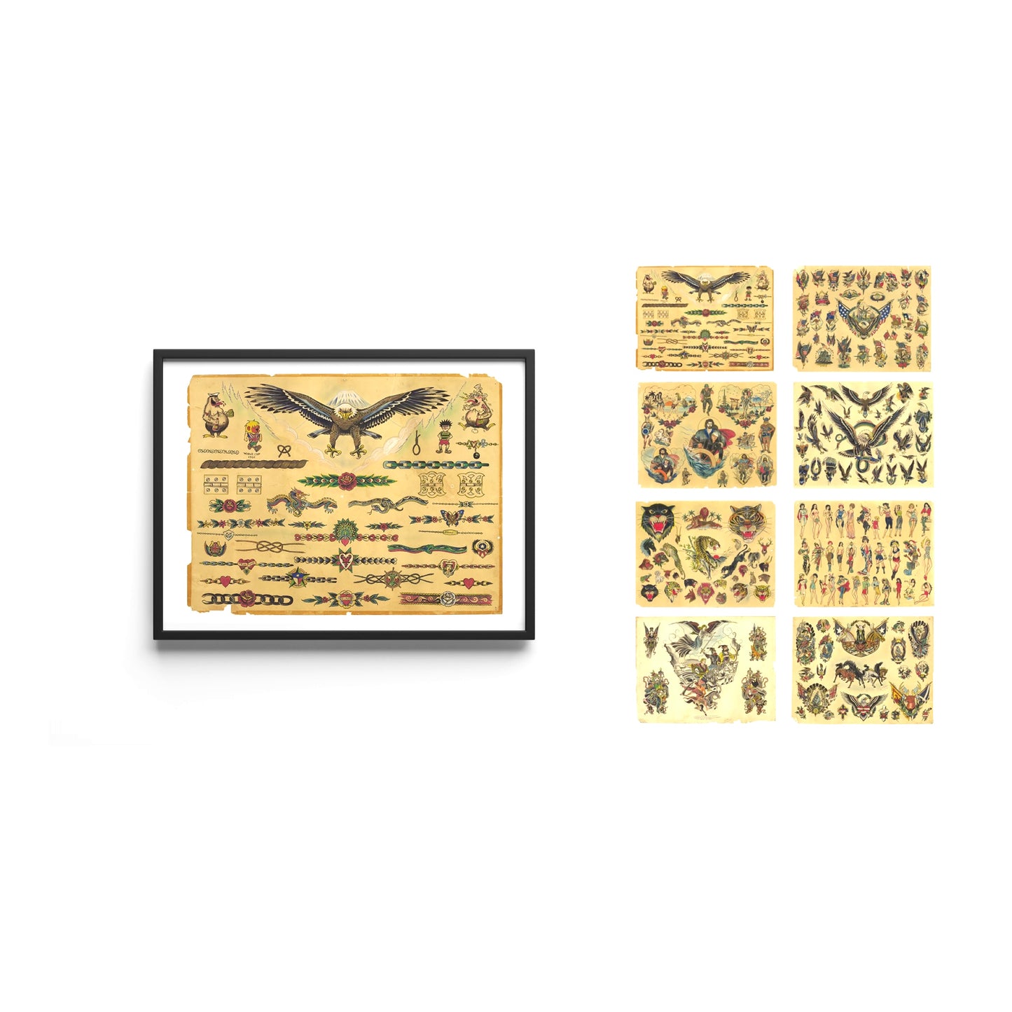 8 Print flash set by Tattoo Master: Pinky Yun