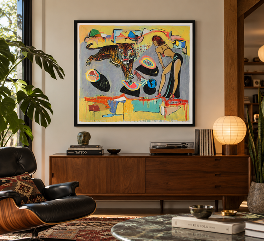 "ALL ROADS LEAD HOME" COULTER JACOBS — FINE ART PRINT